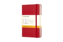 Moleskine Pocket Ruled Hardcover Notebook Scarlet Red