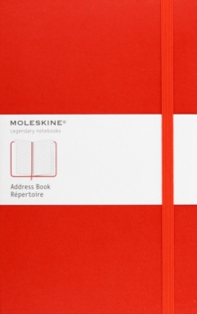 Moleskine Large Address Book Red, Notebook / blank book Book Moleskine Large Address Book Red, Notebook / blank book Book