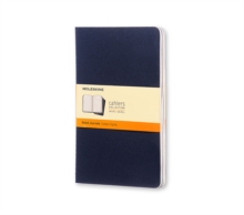 Moleskine Ruled Cahier L - Navy Cover (3 Set), Multiple copy pack Book Moleskine Ruled Cahier L - Navy Cover (3 Set), Multiple copy pack Book