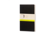Moleskine Volant Large Plain Black 2-set, Multiple copy pack Book Moleskine Volant Large Plain Black 2-set, Multiple copy pack Book