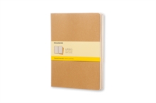 Moleskine Squared Cahier Xl - Kraft Cover (3 Set), Multiple copy pack Book Moleskine Squared Cahier Xl - Kraft Cover (3 Set), Multiple copy pack Book