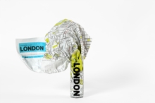 London Crumpled City Map, Sheet map Book London Crumpled City Map, Sheet map Book