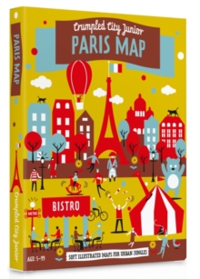 Junior Paris Crumpled City Map, Sheet map Book Junior Paris Crumpled City Map, Sheet map Book