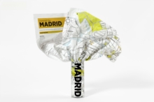 Madrid Crumpled City Map, Sheet map Book Madrid Crumpled City Map, Sheet map Book