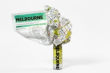 Melbourne Crumpled City Map, Sheet map Book Melbourne Crumpled City Map, Sheet map Book