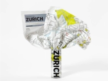 Zurich Crumpled City Map, Sheet map Book Zurich Crumpled City Map, Sheet map Book