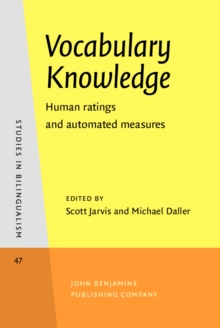 Vocabulary Knowledge : Human ratings and automated measures