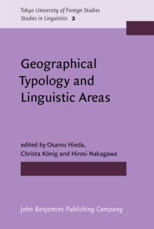 Geographical Typology and Linguistic Areas : With special reference to Africa