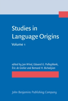 Studies in Language Origins : Volume 1