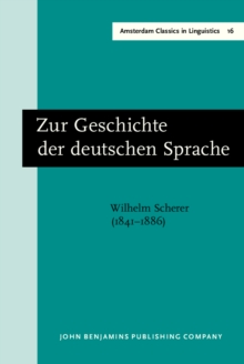 Zur Geschichte der deutschen Sprache : New edition