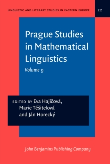 Prague Studies in Mathematical Linguistics : Volume 9