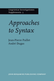 Approaches to Syntax