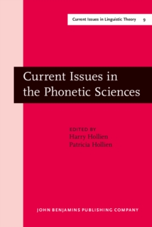 Current Issues in the Phonetic Sciences : Proceedings of the IPS-77 Congress, Miami Beach, Florida, 17-19 December 1977