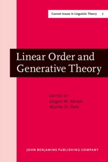 Linear Order and Generative Theory