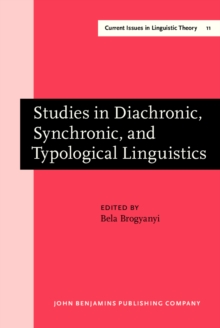 Studies in Diachronic, Synchronic, and Typological Linguistics : Festschrift for Oswald Szemerenyi on the Occasion of his 65th Birthday