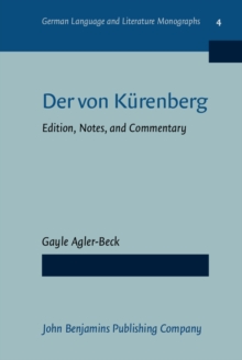 Der von Kurenberg : Edition, Notes, and Commentary