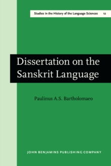 Dissertation on the Sanskrit Language