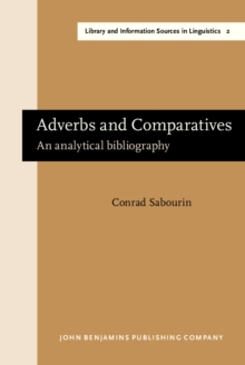 Adverbs and Comparatives : An analytical bibliography