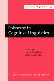 Polysemy in Cognitive Linguistics : Selected papers from the International Cognitive Linguistics Conference, Amsterdam, 1997