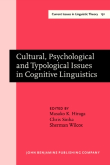 Cultural, Psychological and Typological Issues in Cognitive Linguistics : Selected papers of the bi-annual ICLA meeting in Albuquerque, July 1995