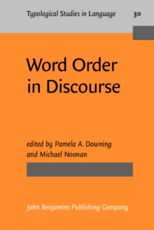 Word Order in Discourse