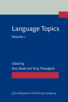 Language Topics : Essays in honour of Michael Halliday. Volume 1