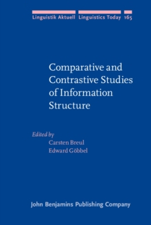 Comparative and Contrastive Studies of Information Structure