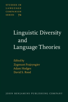 Linguistic  Diversity and Language Theories