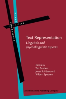 Text Representation : Linguistic and psycholinguistic aspects