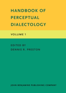 Handbook of Perceptual Dialectology : Volume 1