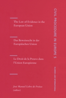 The Law of Evidence in the European Union