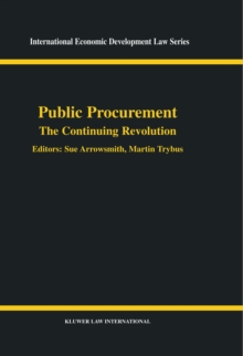 Public Procurement : The Continuing Revolution