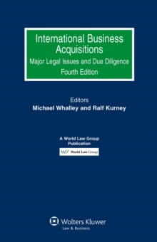 International Business Acquisitions : Major Legal Issues and Due Diligence