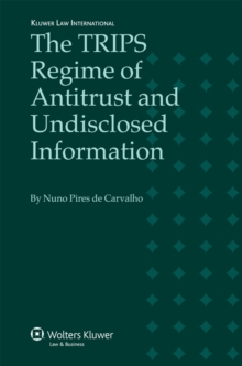 The TRIPS Regime of Antitrust and Undisclosed Information