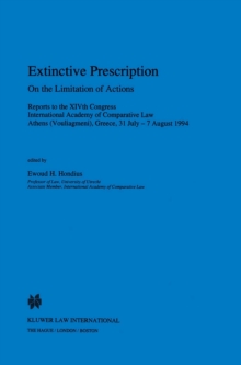 Extinctive Prescription : On the Limitations of Actions