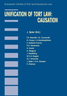 Unification of Tort Law: Causation