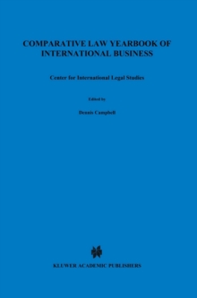 Comparative Law Yearbook of International Business : Center for International Legal Studies