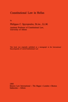 Constitutional Law in Hellas