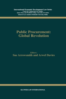 Public Procurement: Global Revolution : Global Revolution