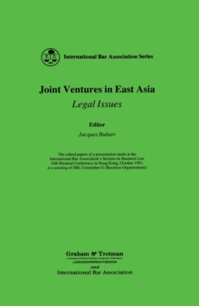 Joint Ventures in East Asia