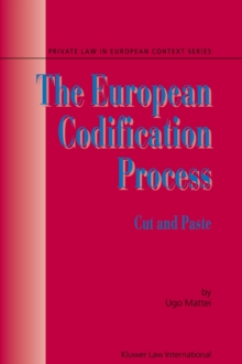 The European Codification Process : Cut and Paste