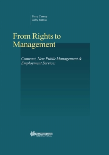 From Rights to Management : Contract, New Public Management & Employment Services