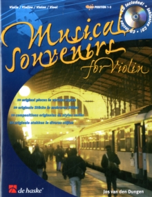 MUSICAL SOUVENIRS FOR VIOLIN, Book MUSICAL SOUVENIRS FOR VIOLIN, Book