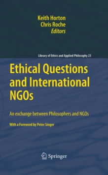 Ethical Questions and International NGOs : An exchange between Philosophers and NGOs