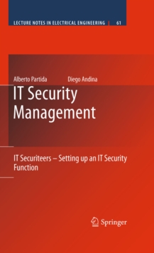 IT Security Management : IT Securiteers - Setting up an IT Security Function