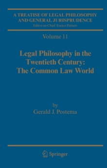 A Treatise of Legal Philosophy and General Jurisprudence : Volume 11: Legal Philosophy in the Twentieth Century: The Common Law World