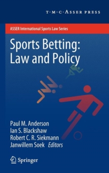 Sports Betting: Law and Policy, Hardback Book Sports Betting: Law and Policy, Hardback Book