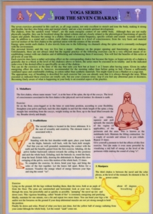 Yoga Series for the Seven Chakras, Poster Book Yoga Series for the Seven Chakras, Poster Book