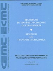 Research on Transport Economics 1998