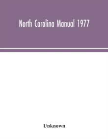 North Carolina Manual 1977